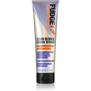 Fudge Clean Blonde Damage Rewind balsam nuanțator pentru par blond - imagine 2